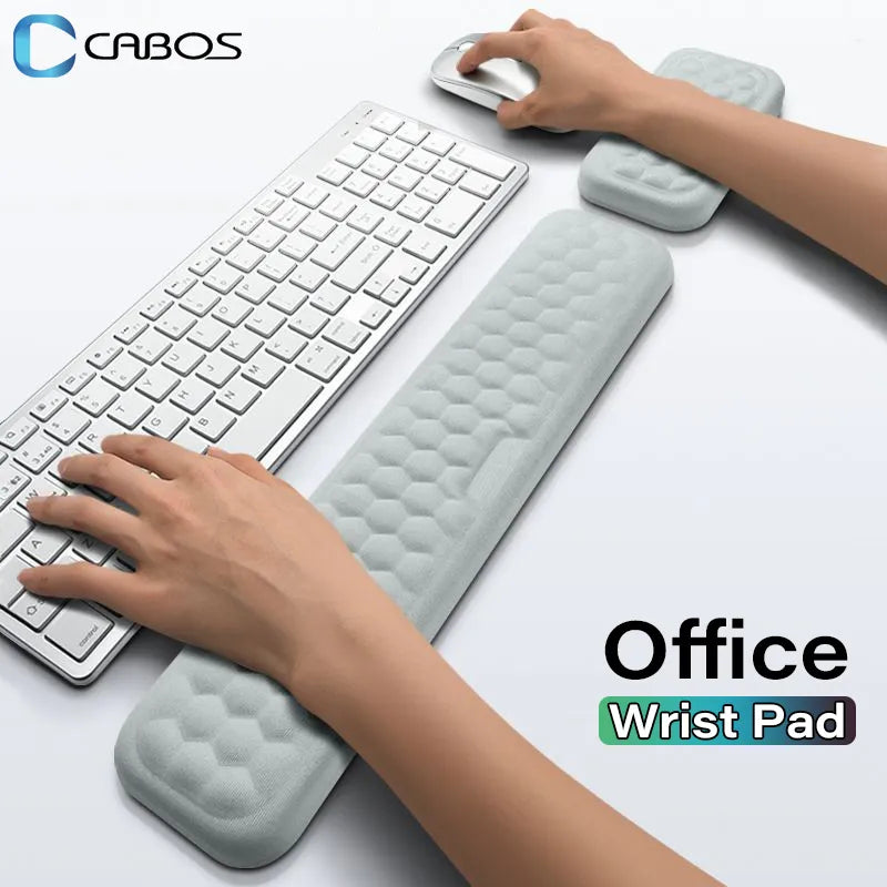 Lot de 2 Reposes Poignets à Mémoire de Forme - Clavier + Souris