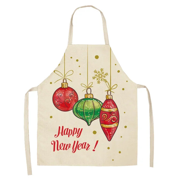 Tablier de Cuisine à Motif de Noël
