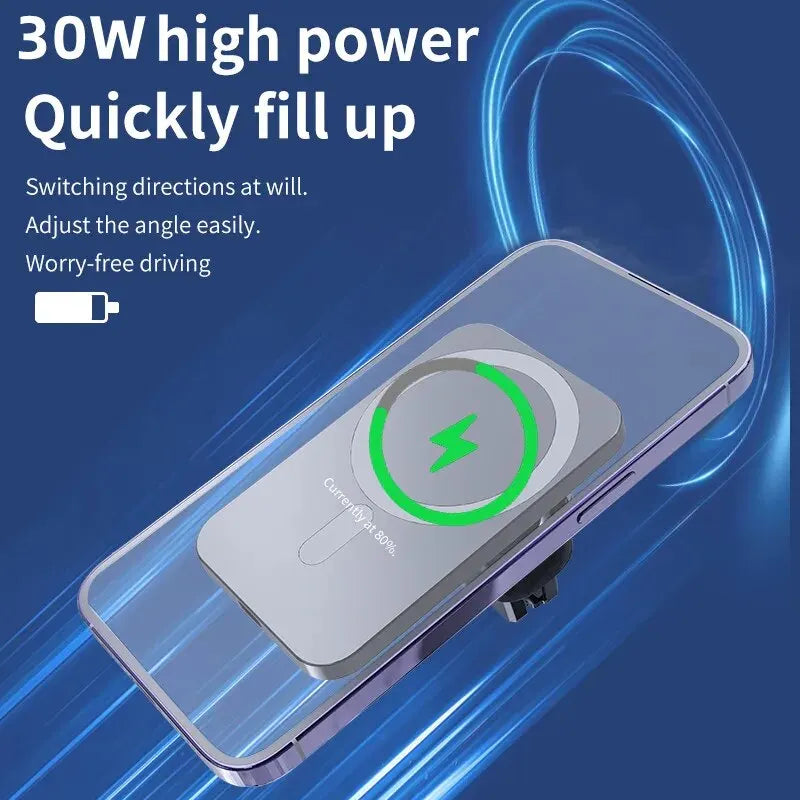 Support de Téléphone pour Voiture - Chargeur à Induction Intégré