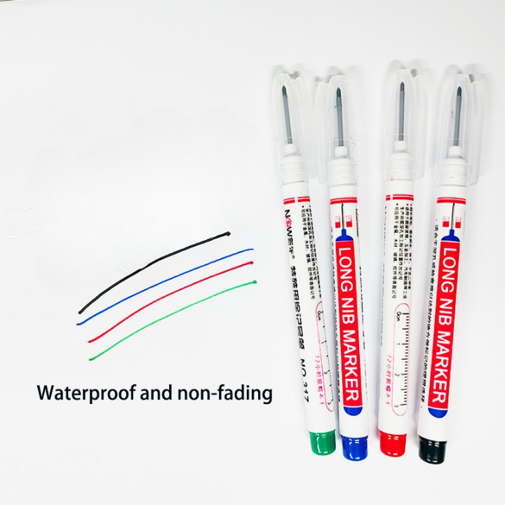 6pcs Long Head Marker Pens Set