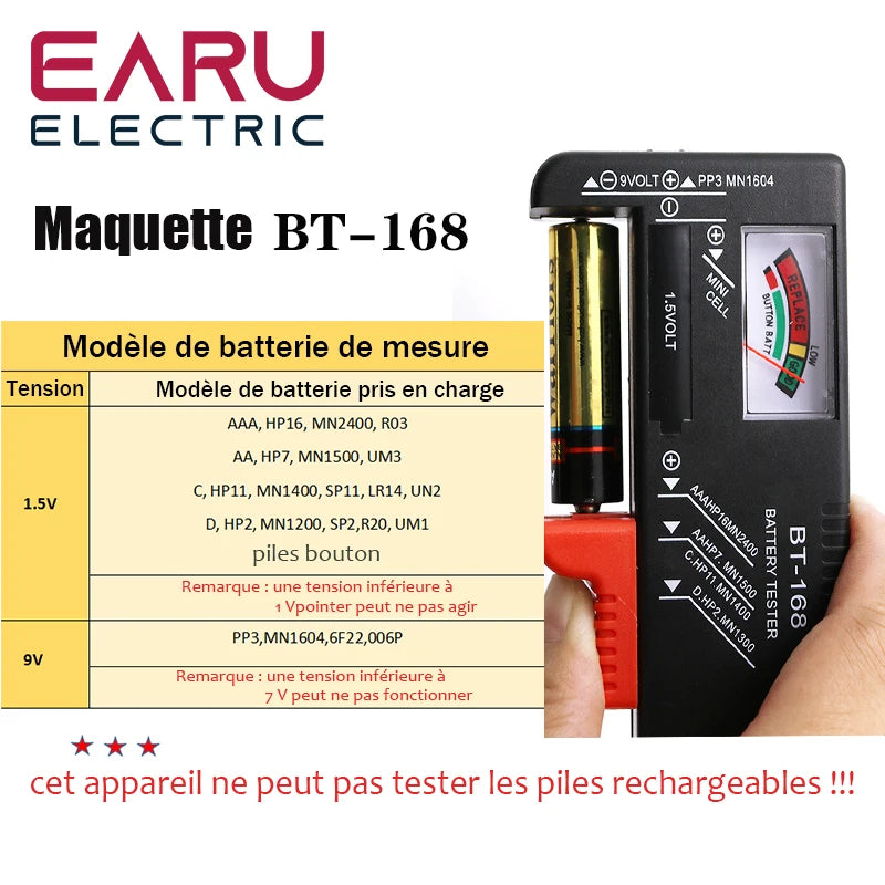 Appareil de mesure à pile Universel