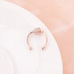 Bague d'anxiété ajustable pour femme