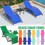 Serviette en microfibre pour transat