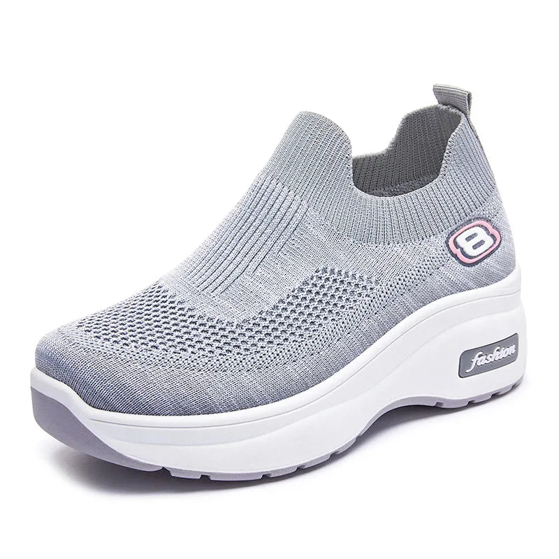 Comfort+ Slip-On Wedge Walking Shoes