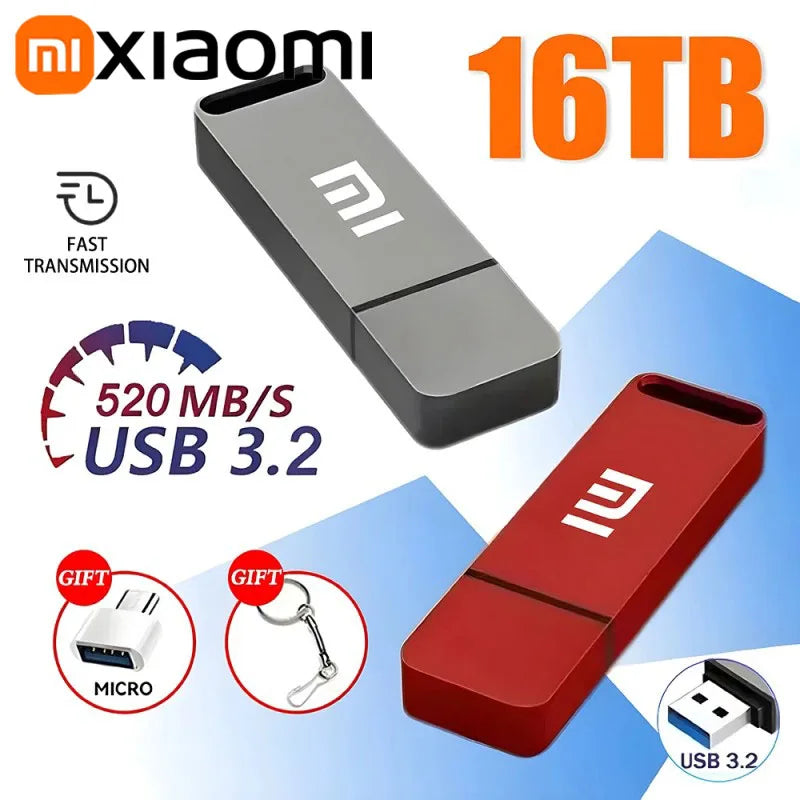 Xiaomi – USB 3.2 16TB Flash Drive + FREE Micro USB Adapter
