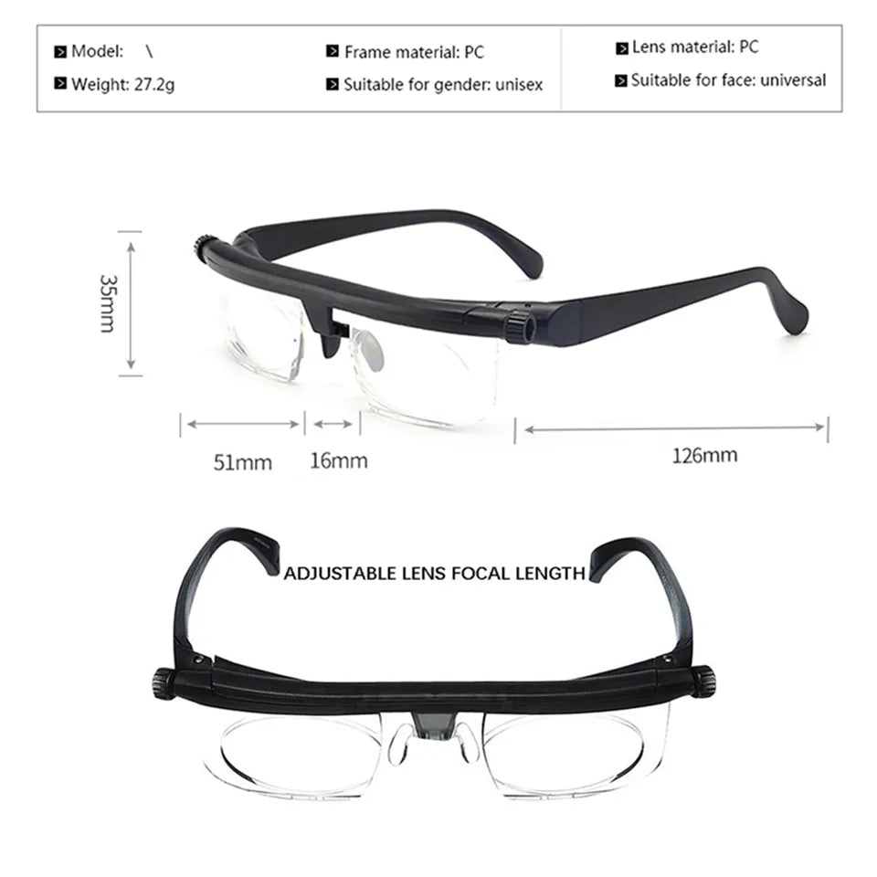 Lunettes de Vision Ajustables