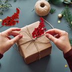 20x Artificial Christmas Holly Berries with Stem