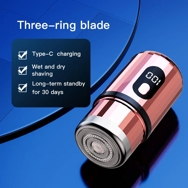 3D Electric Mini Shaver - Wet or Dry Shave