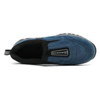 Breathable Suede Leather Slip-On Hiking Shoes