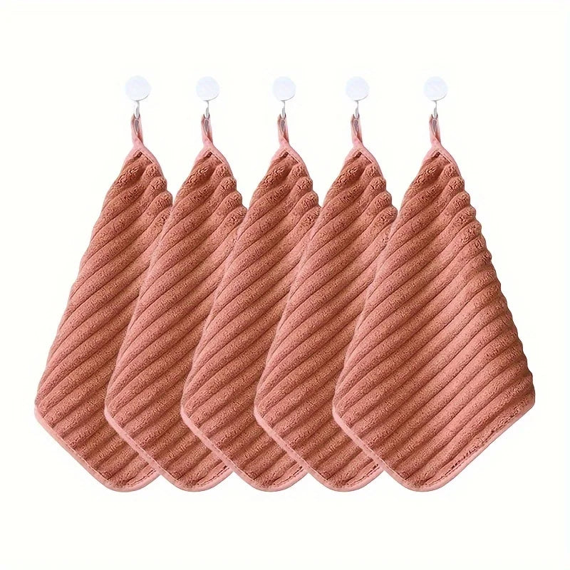 5PCS Set of Super Absorbent Hand Towels