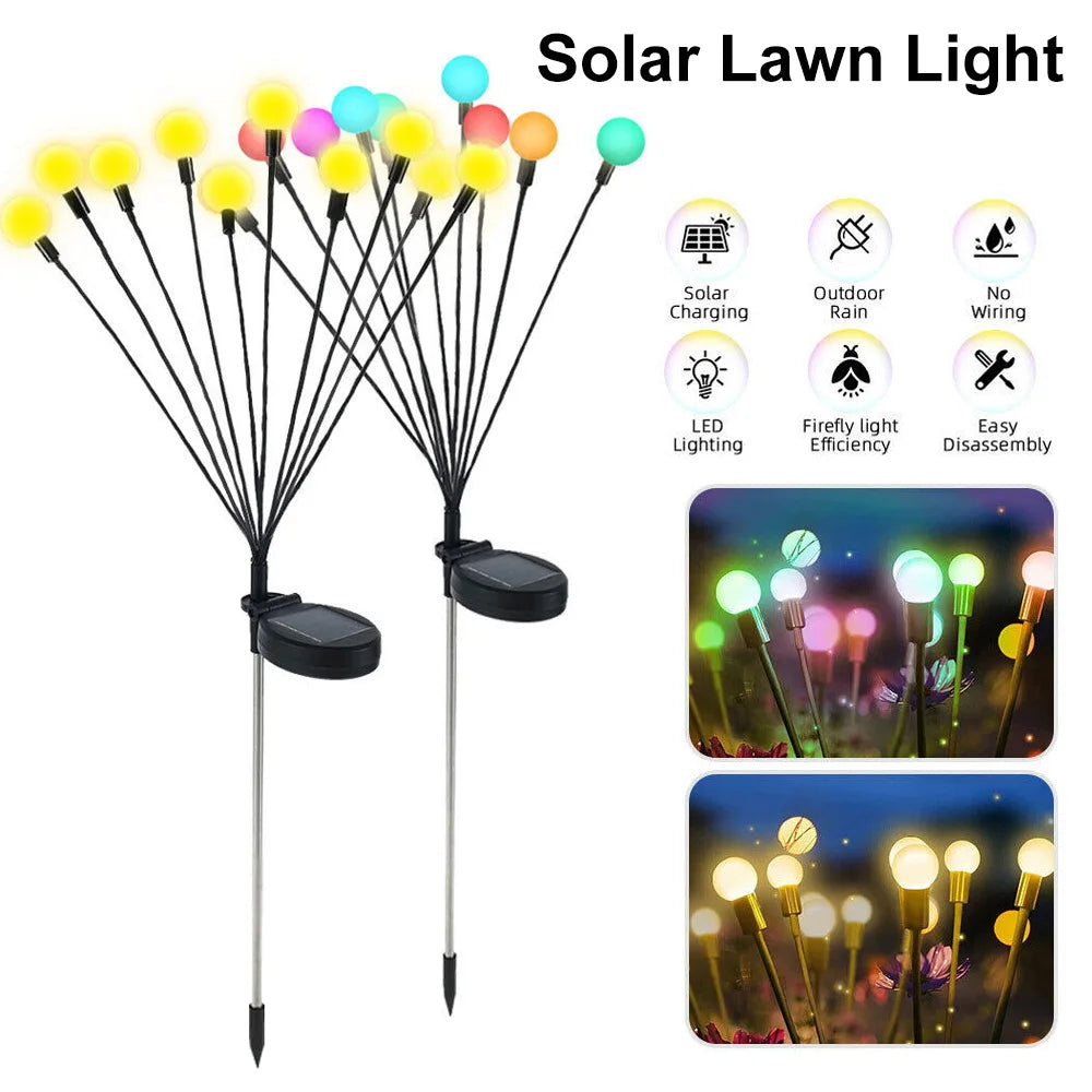 Solar Fairy Firefly Lamp