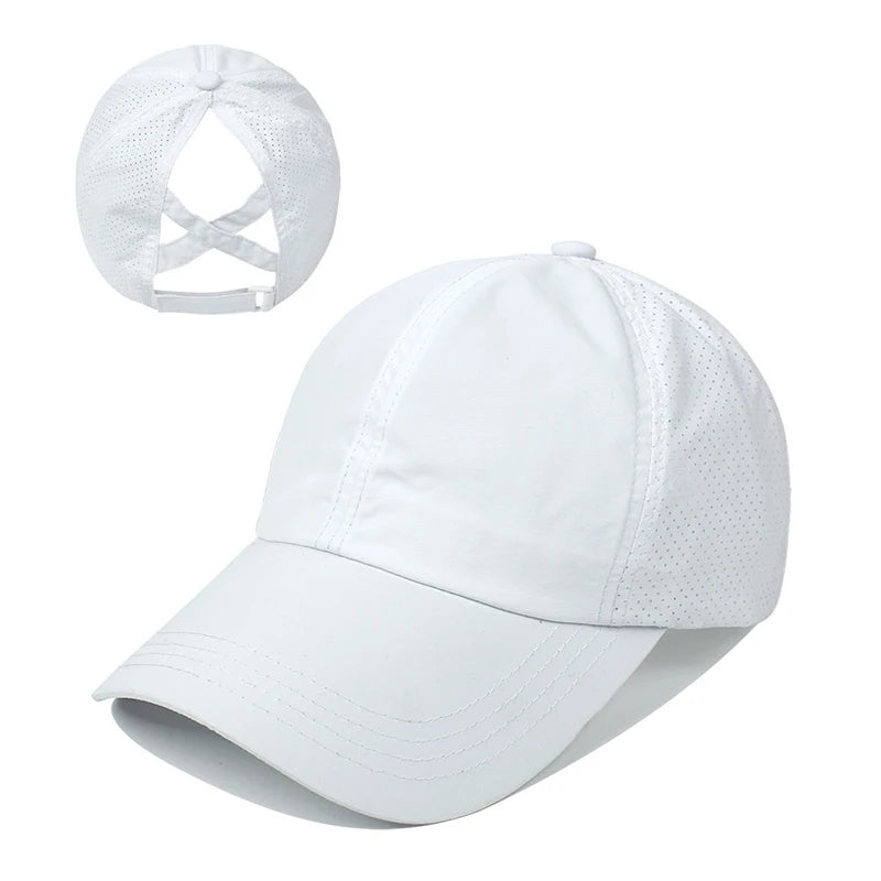 Women's Quick Dry Ponytail Cap