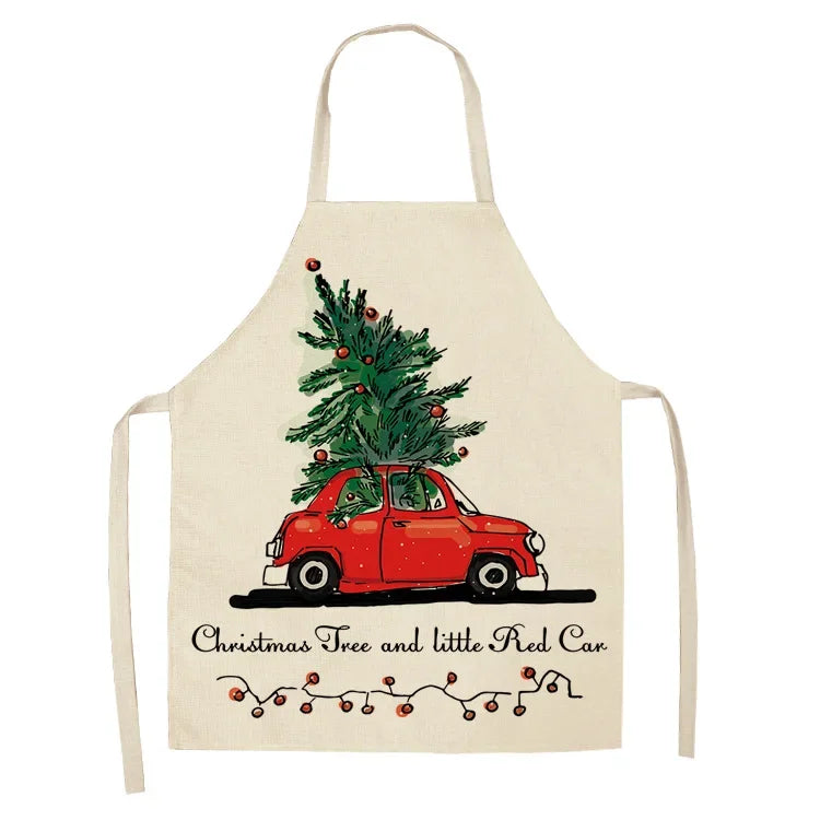 Tablier de Cuisine à Motif de Noël