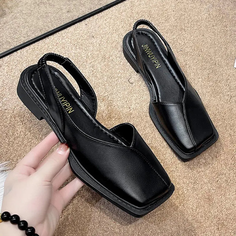 Sandales à Bout Carré Femme - Tendance 2025
