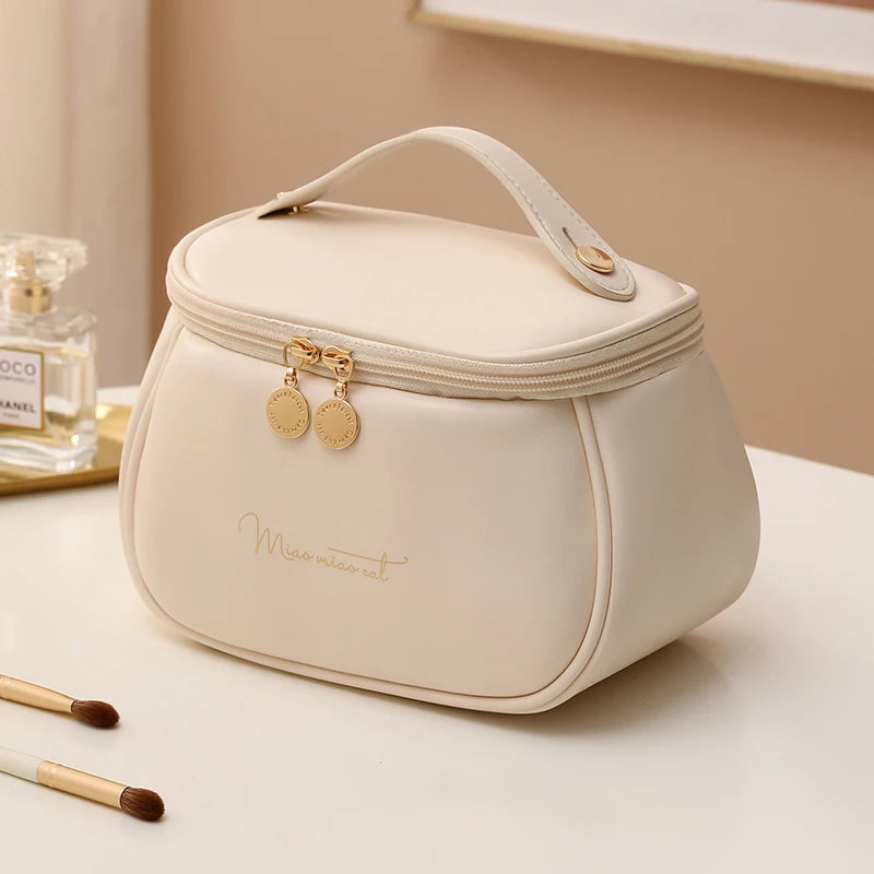 PU Leather Toiletry Bag - Practicality & Large Capacity