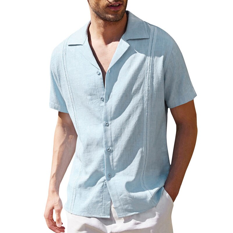 Chemise Guayabera à manches courtes