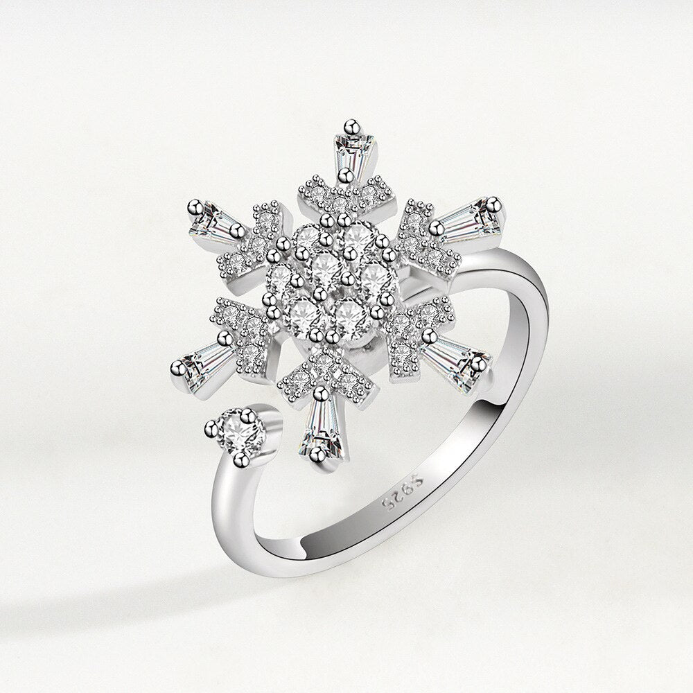 Bague d'anxiété ajustable pour femme