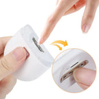 Electric nail clippers with integrated LED light
