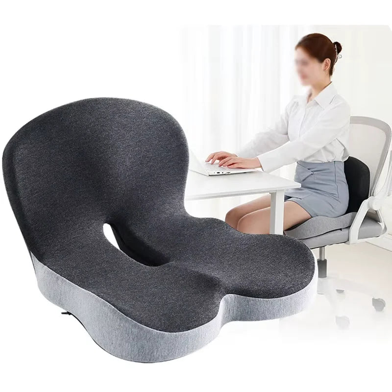 Coussin ORTHO 2 en 1 pour Coccyx & Lombaires à Mémoire de Forme