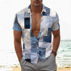 Chemise Légère à Imprimé Marbre - Man Summer