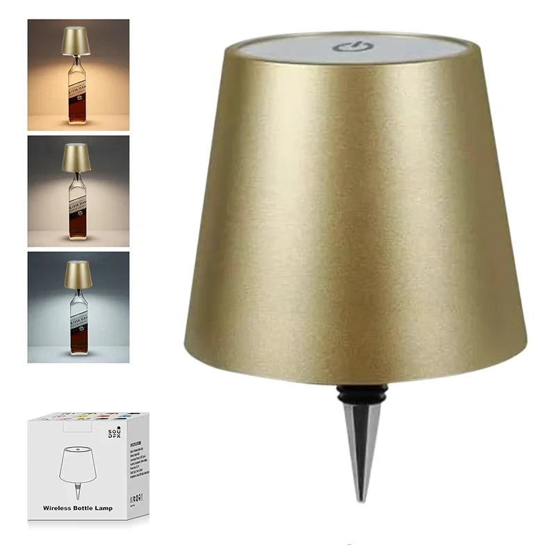 Lampe LED Tactile Sans Fil pour Bouteille