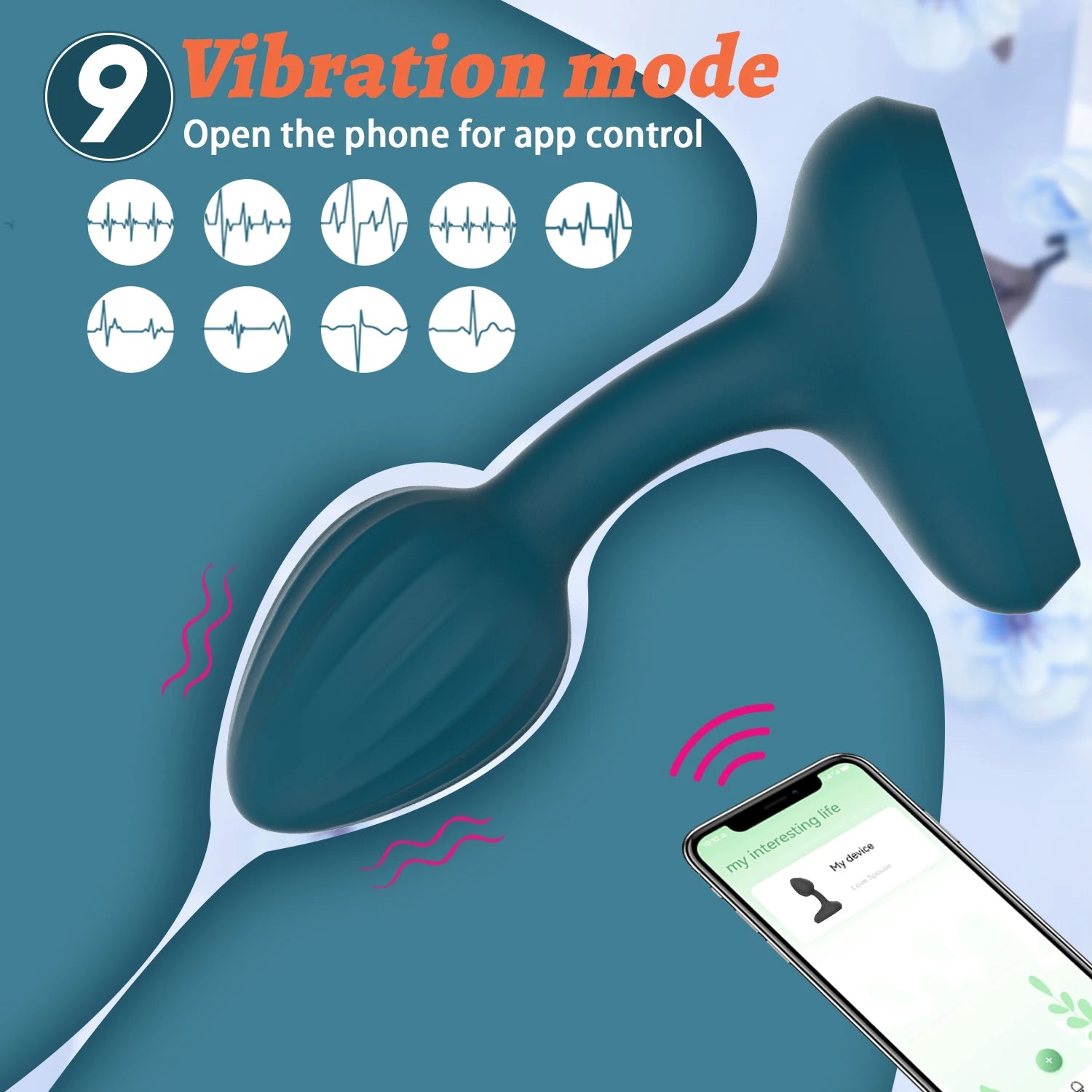 Plug Anal Vibrant avec Télécommande