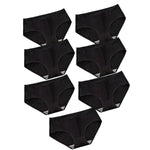Lot de 7 Culottes en Coton Côtelée à Petit Noeud