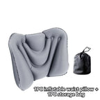 Coussin Gonflable de Soutien Lombaire Portable - Idéal pour Voyage et Détente