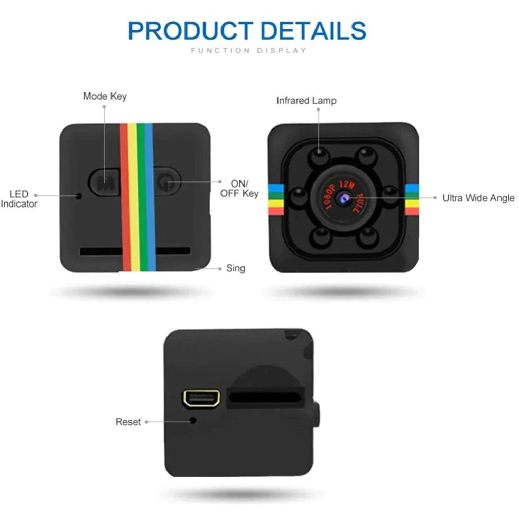 1080P Mini Surveillance Camera + FREE 32G SD Card