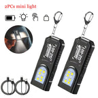 2X Mini LED Ultra-Powerful Keychain Light