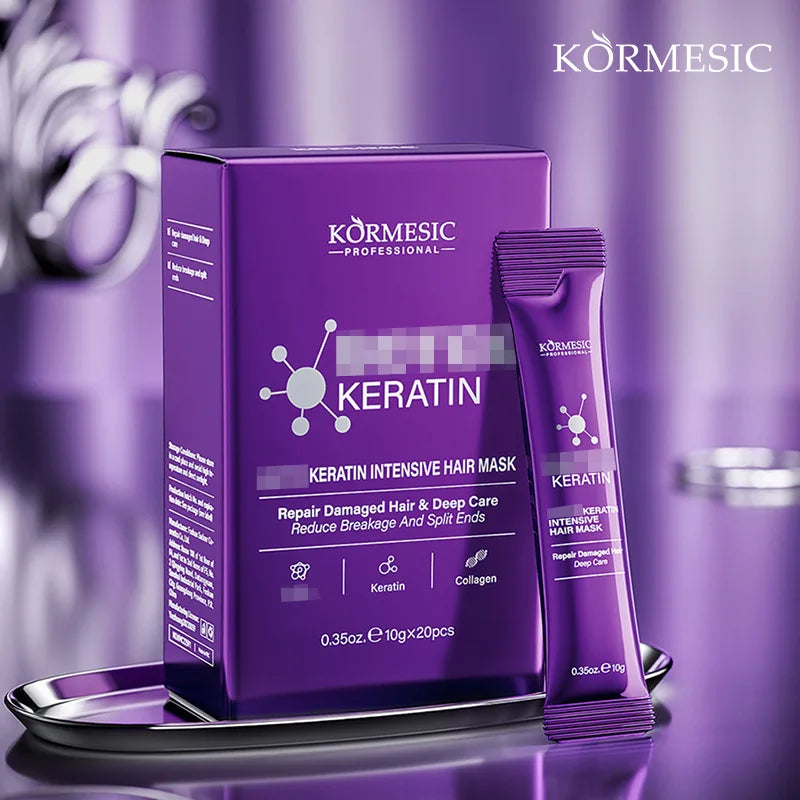 Pack of 10 Hair Masks - Keratin Botox