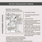 Easy-to-use blood pressure monitor with LCD display