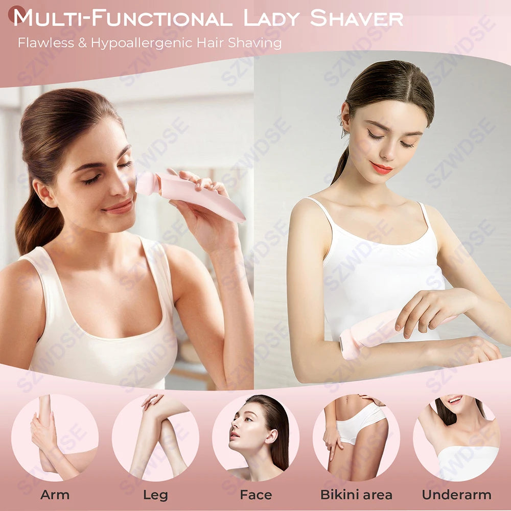 2-in-1 Gentle Full Body Wet & Dry Epilator