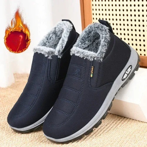 Men's and women's non-slip winter lined boots