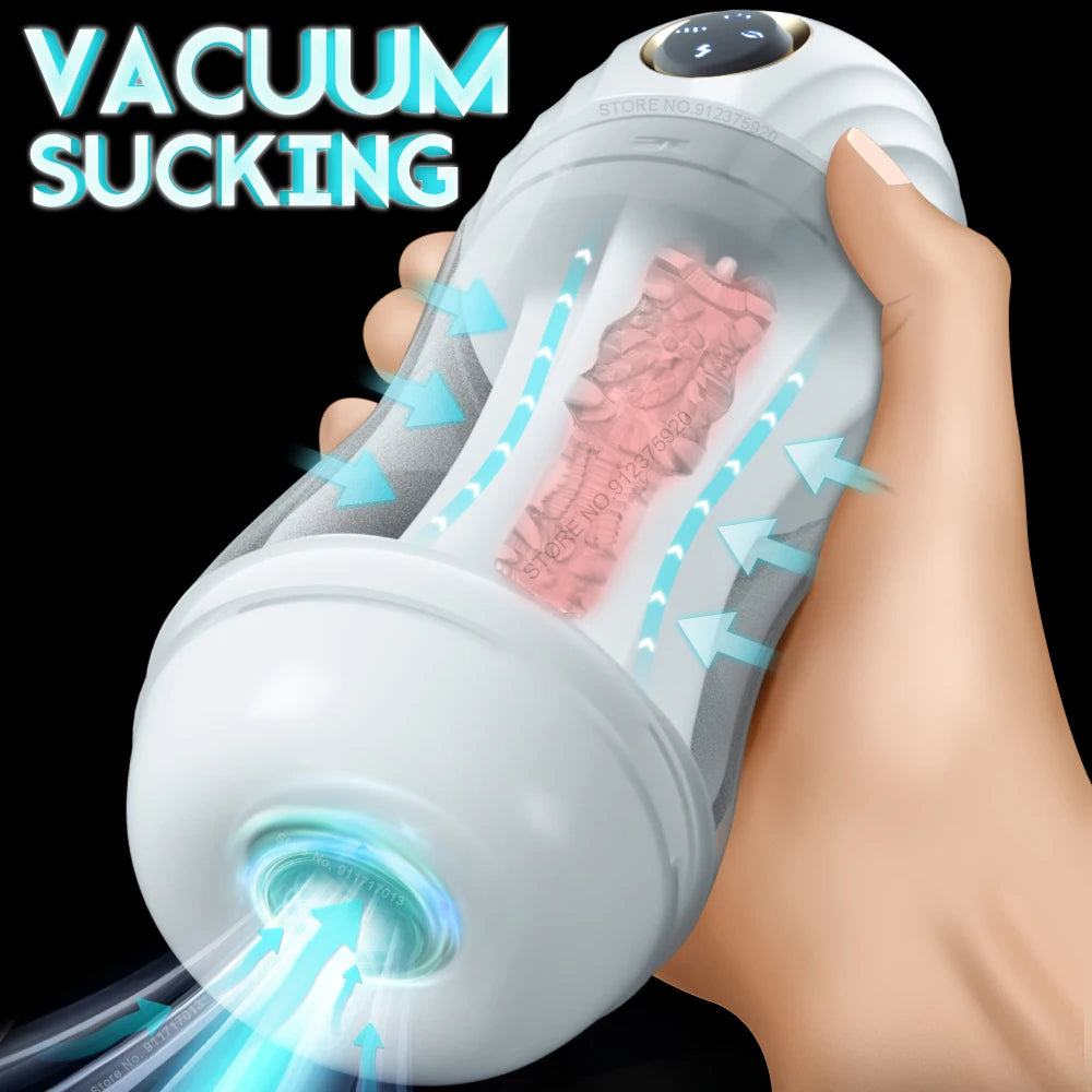 ENJOY SUCK - Vibrating and sucking masturbator for men