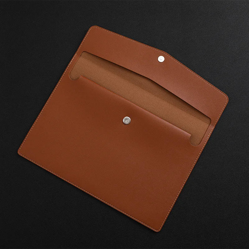 Set of 2 A4 PU Leather Pouches