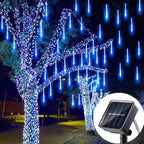 Solar Christmas Icicle String Lights