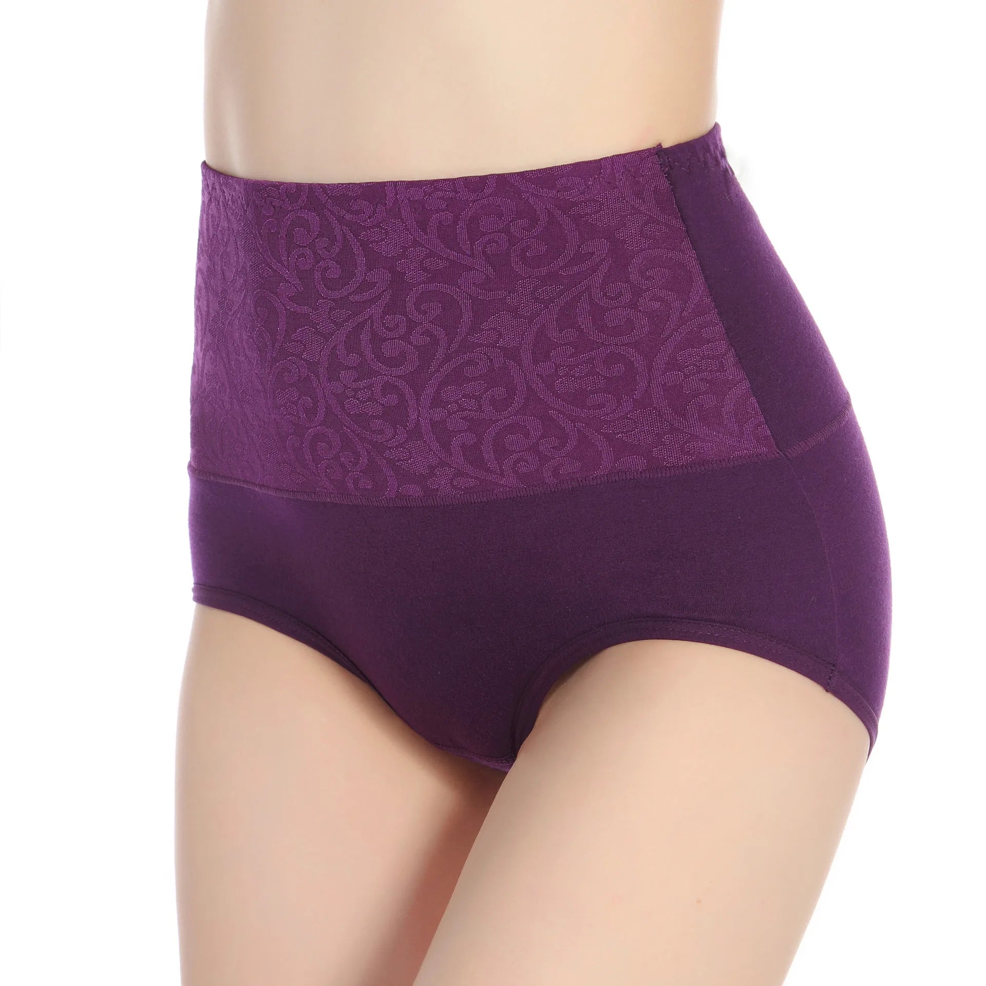Lot de 5 Culottes Shapers Taille Haute en Coton