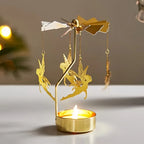 Rotating Metal Candle Holder - Magical Effect