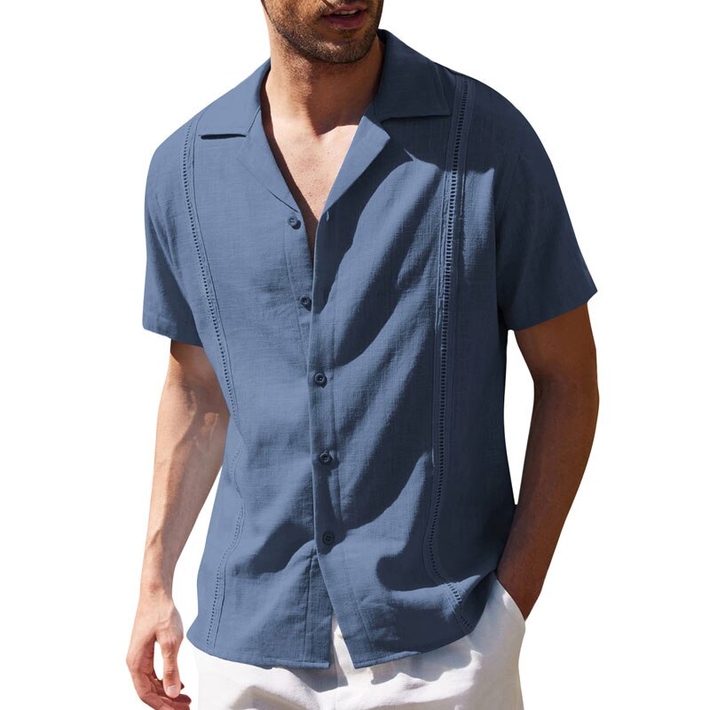 Chemise Guayabera à manches courtes