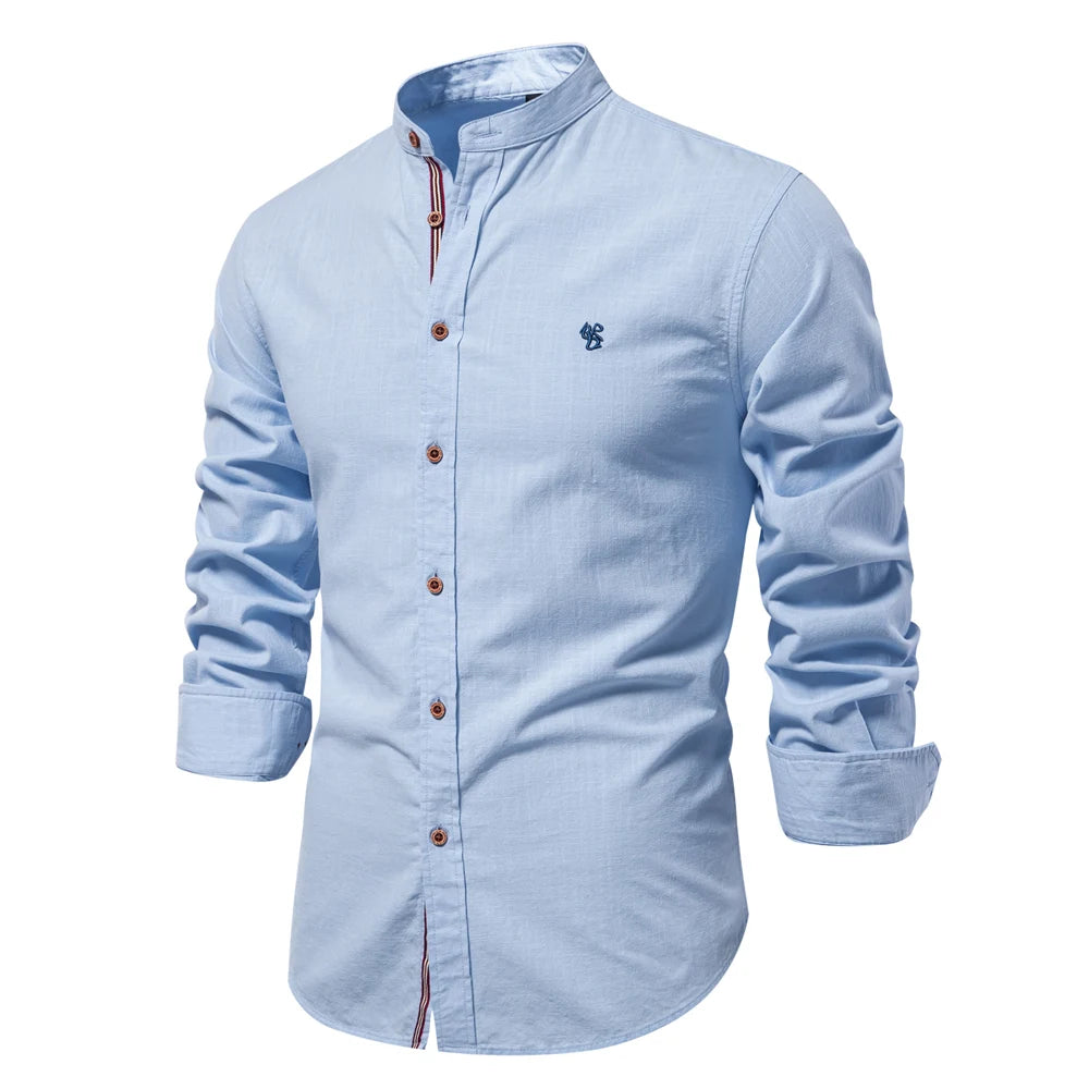 Men's 100% Cotton Shirt Casual Elegance - Premium Quality