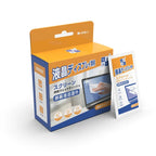 Lot de 40 Lingettes Nettoyantes pour Écrans – Lingettes Sèches et Humides pour PC, Téléphone, Tablette, TV et Voiture