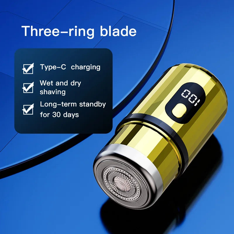 3D Electric Mini Shaver - Wet or Dry Shave