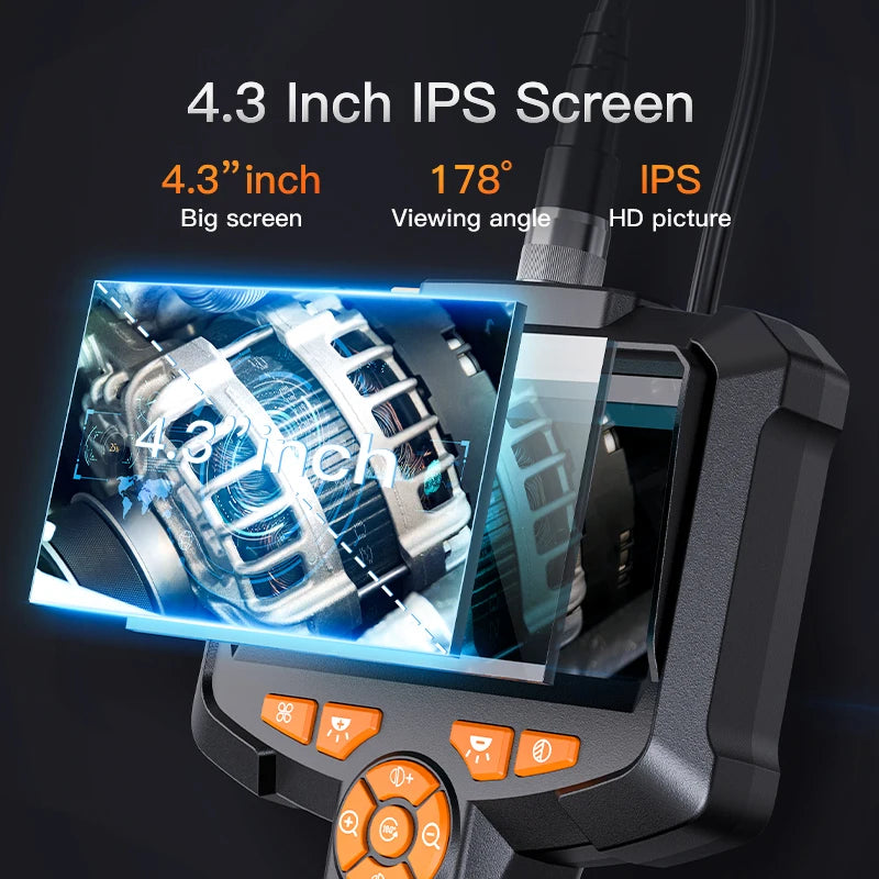 Caméra endoscopique PRO 1080P avec écran 4.3 pouces - 5 Mètres