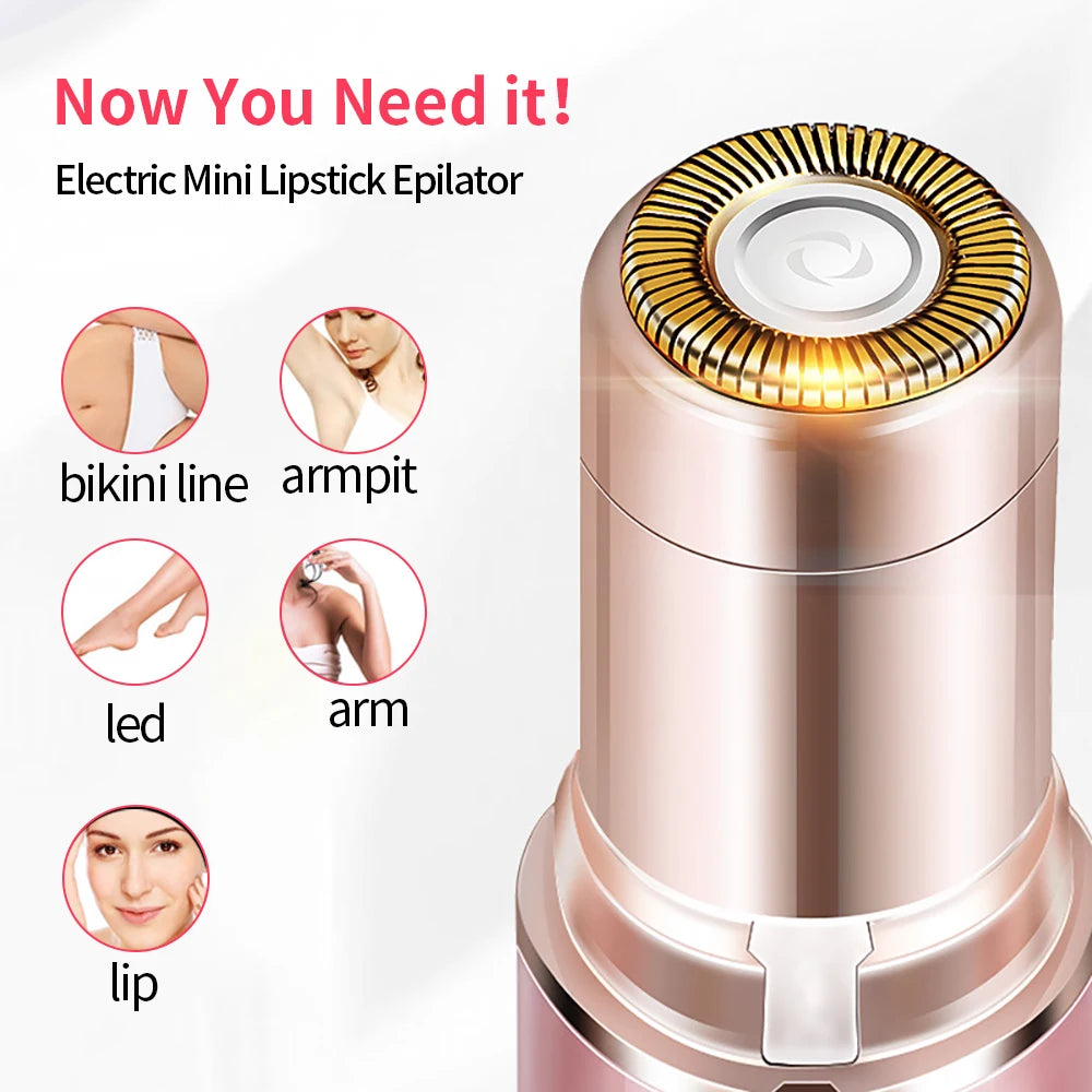 Painless Facial Hair Remover with LED Light