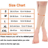 Manchons de Compression Médical pour Mollets - Traitement Varices)