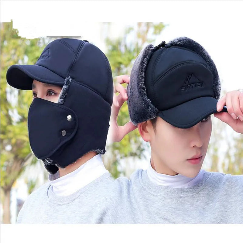3 en 1 Casquette Chapka Cagoule