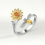 Bague d'anxiété ajustable pour femme