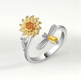 Bague d'anxiété ajustable pour femme