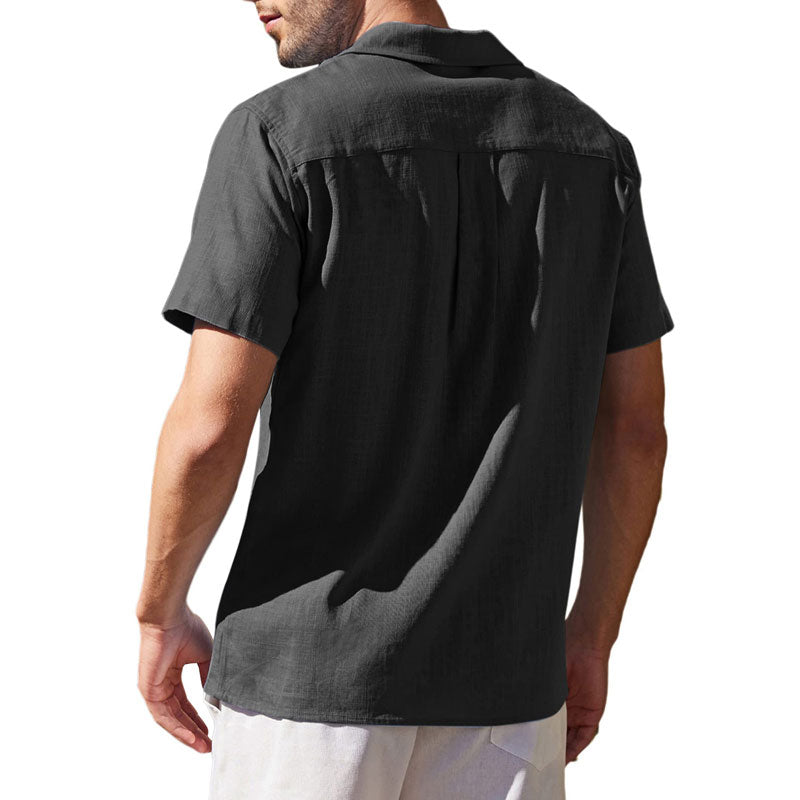 Chemise Guayabera à manches courtes